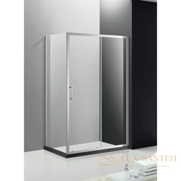душевой уголок cezares molveno-ah-11 molveno-ah-11-150/100-c-cr-iv 150x100 см, стекло прозрачное