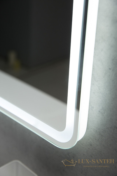 зеркало belbagno spc spc-mar-600-800-led-tch-rad с подсветкой, с сенсорным выключателем, с bluetooth, с термометром, с радио