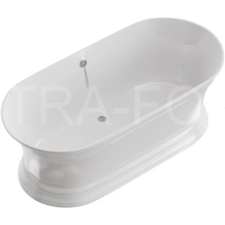 ванна astra-form шарм 01010017 из литого мрамора 170х80 см, белый