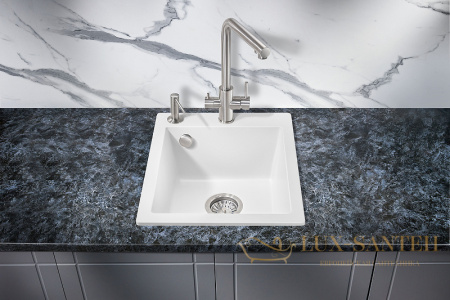 кухонная мойка milacio murcia mc.77042 42 см, белый