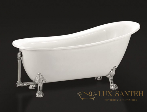 акриловая ванна belbagno bb06-1700 170x76, белый