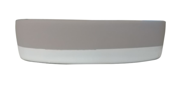 настольная керамическая мыльница gedy new mizar nm11(66), светло-серый