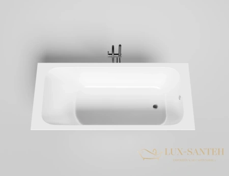 ванна salini orlanda 102022m s-stone 180x80 см, белый