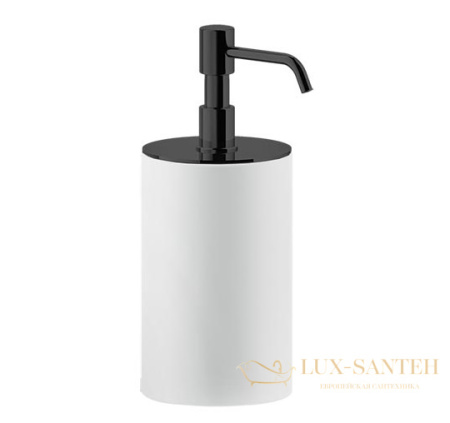 дозатор gessi rilievo 59537.299 настольный, black xl/белый