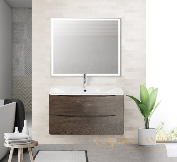 тумба под раковину belbagno acqua acqua-900-2c-so-rng подвесная, robere nature grigio