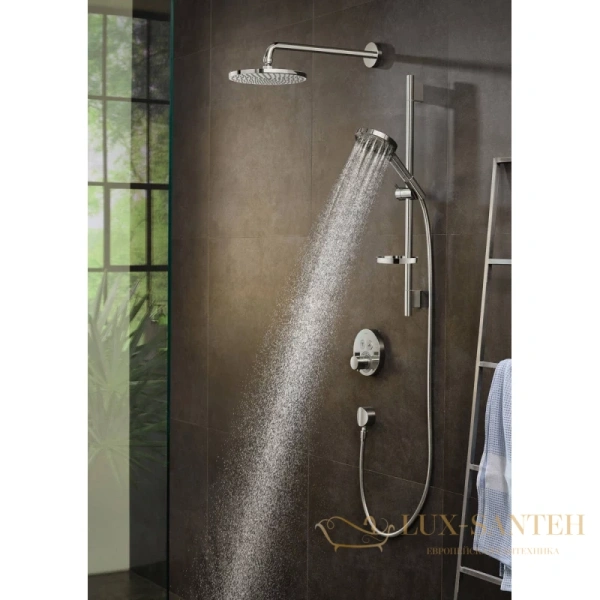 шланговое подсоединение hansgrohe fixfit s 26453000, хром