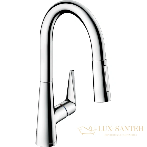 смеситель для кухни hansgrohe talis m51 73850000 хром