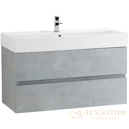 тумба под раковину cezares molveno 46 molveno 46-100-2c-so-bet 100 см подвесная, beton
