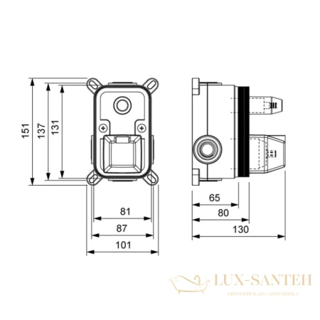 душевой комплект timo torne sx-4399/03sm 260x188 мм, черный матовый