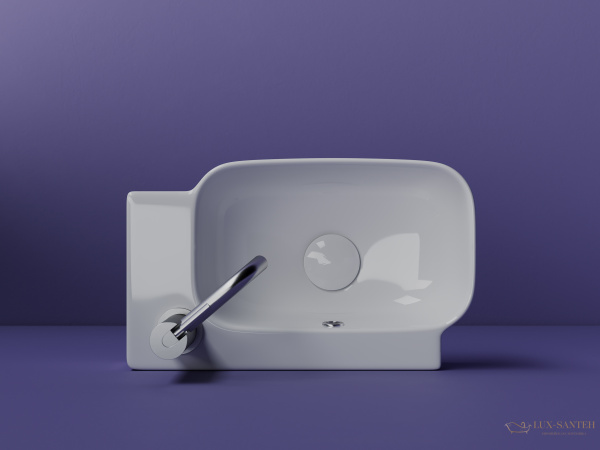 раковина ceramica nova element cn6074l 40,3x24,9 см, левосторонняя, белый