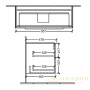 тумба под раковину villeroy & boch subway 3.0 c57000ve 973x576x478 мм, brilliant white