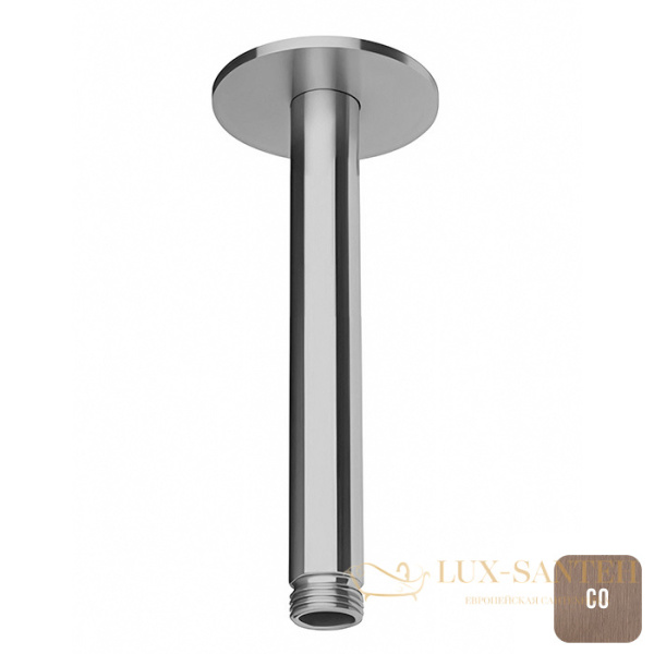 держатель верхнего душа потолочный, 150 мм, almar arms e021107.co, медь брашированная pvd