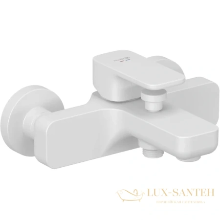 смеситель kludi renon 426915375 для ванны, белый матовый