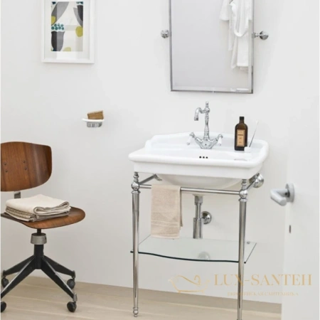 раковина artceram hermitage hel002 01 00 68х55 см, белый