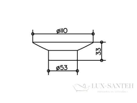 мыльница акрил keuco city.2 арт.00855000100