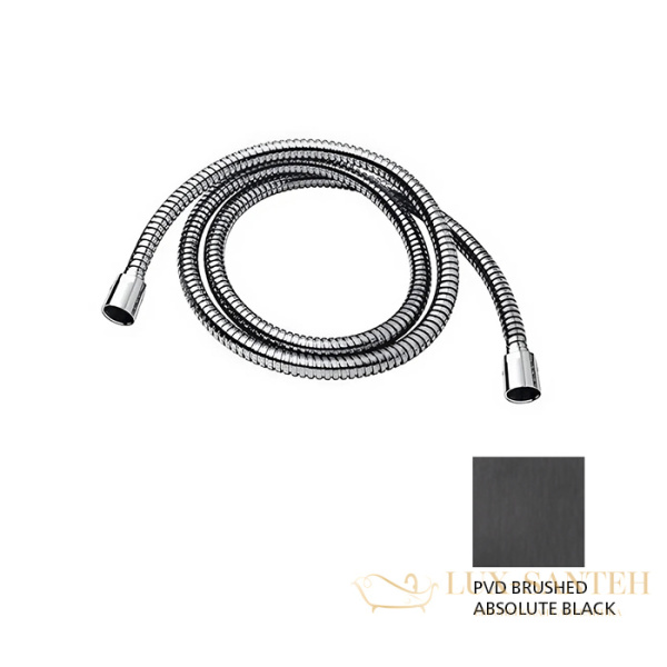 душевой шланг 150 см almar showers accessories, c084052.ab316, черный хром брашированный pvd