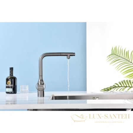 смеситель paulmark urban ur213104-b для кухни с подключением к фильтру, беретта