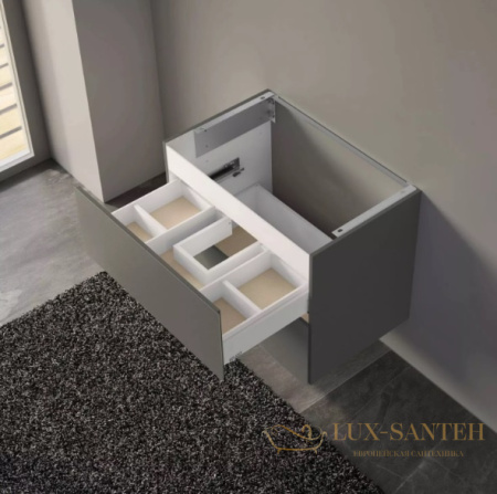 тумба под умывальник keuco plan, 32953110000, 650х605х490 мм, к/ф: антрацит