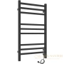 полотенцесушитель с/т laris астор чкч п9 350/700 правый тэн черный 73207865