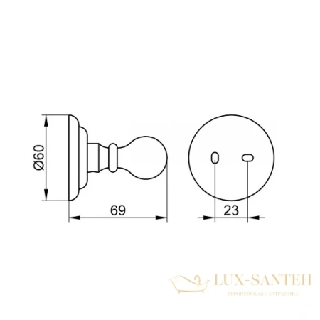 крючок keuco astor 02116010000