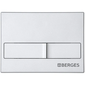 кнопка berges line 040012 для инсталляции novum l2, матовый хром