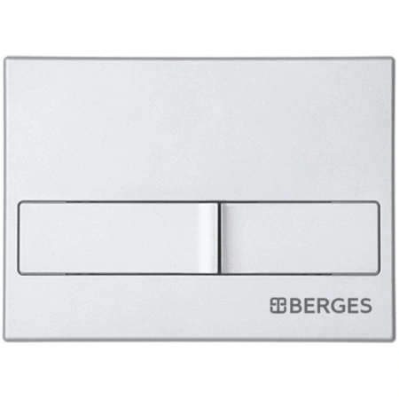 кнопка berges line 040012 для инсталляции novum l2, матовый хром