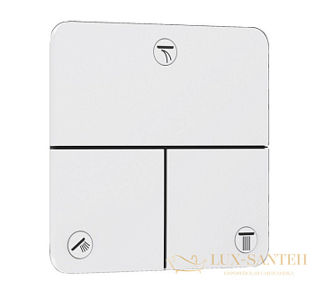 переключатель потоков hansgrohe showerselect comfort q 15587700, на 3 выхода, белый матовый