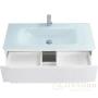 тумба belbagno etna etna-h60-1000-2c-so-bl-p 99,6 см, bianco lucido
