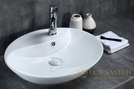 раковина-чаша belbagno bb1370 55 см, белый