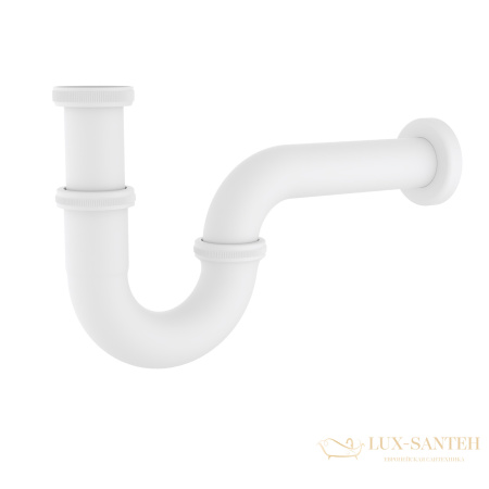 сифон для раковины timo 961/16l, белый матовый