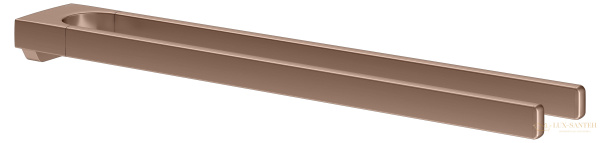 полотенцедержатель двойной keuco moll, 12718290000, золото красное шлифованное