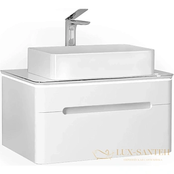 тумба jorno shine shi.01.75/p/w 75 см, белый