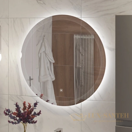 зеркало cezares eco czr-spc-eco-800-led-tch 80x80 см