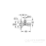 угловой вентиль grohe 22037gl0, 1/2"х3/8", холодный рассвет глянцевый