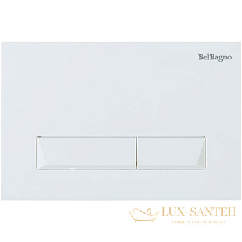 клавиша смыва belbagno marmi bb009-mr-bianco, белый
