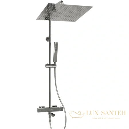 душевая система wasserkraft a199.119.103.010.ch thermo 400 мм, хром