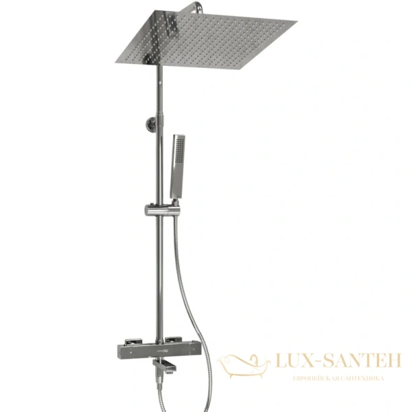 душевая система wasserkraft a199.119.103.010.ch thermo 400 мм, хром