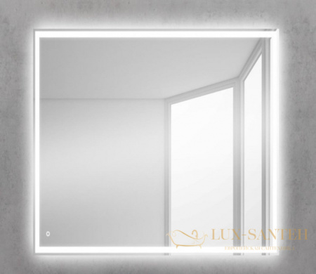 зеркало belbagno spc spc-grt-800-800-led-tch 80 см с сенсорным выключателем, с подсветкой