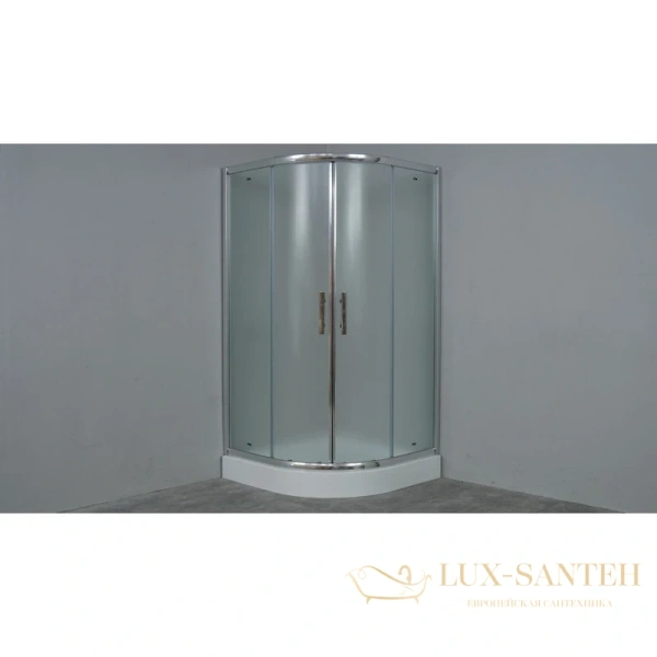 душевой уголок timo tl tl-9001 f с поддоном 90x90 см, стекло матовое