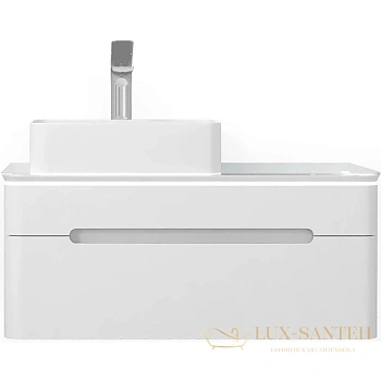 тумба jorno shine shi.01.90/p/w 90,8 см, белый