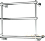 полотенцесушитель электрический margaroli sole 540-3 box 5404703crnb, высота 44 см, ширина 57 см, хром