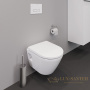 подвесной безободковый унитаз duravit d-neo 45870900a1 rimless, компакт, белый