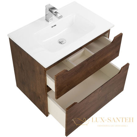 тумба под раковину belbagno etna-h60 etna-h60-800-2c-so-rw-p 80 см подвесная, rovere moro