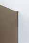 душевая дверь cezares slider slider-b-1-80/90-br-cr 90 см профиль хром, стекло бронзовое