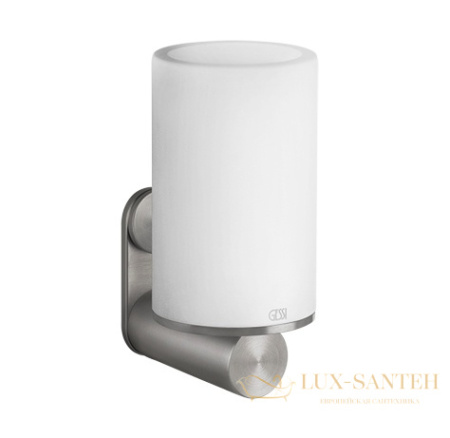 стакан gessi 316 accessories 54707.239 подвесной, steel brushed/белый