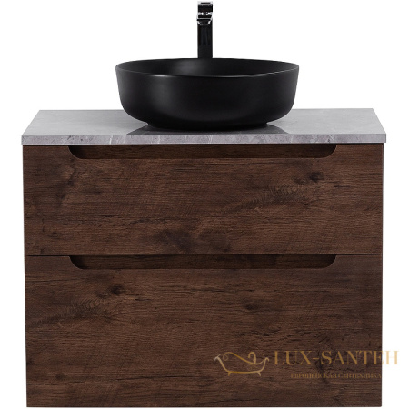 тумба под раковину belbagno etna-h60 etna-h60-800-2c-so-rw-p 80 см подвесная, rovere moro