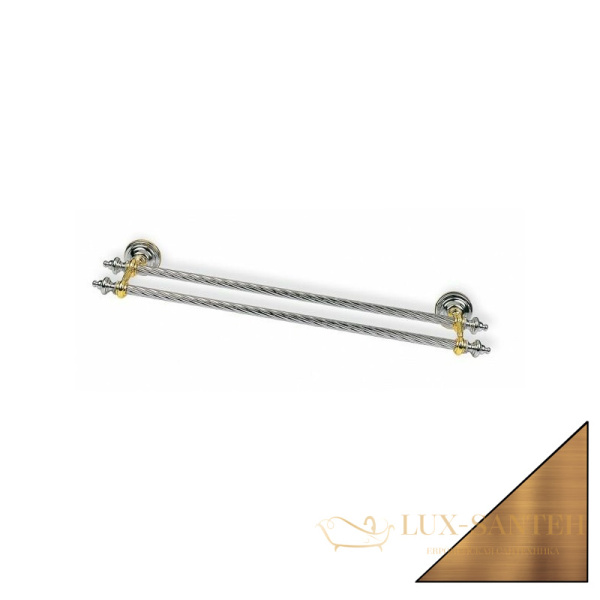 полотенцедержатель двойной stil haus giunone g05.2(25), бронза