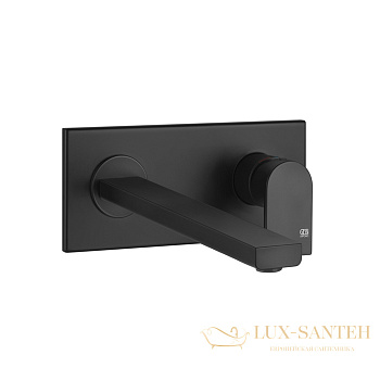 смеситель для раковины встраиваемый без донного клапана gessi emporio via manzoni 44895.299, black xl