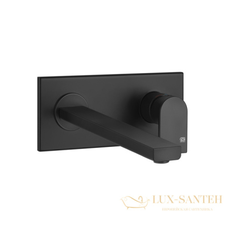 смеситель для раковины встраиваемый без донного клапана gessi emporio via manzoni 44895.299, black xl