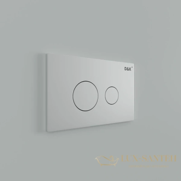 клавиша смыва d&k venice db1029016 для инсталляции, белый